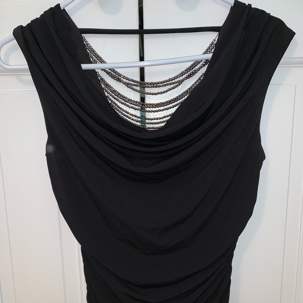 BLACK BODYCON DRESS